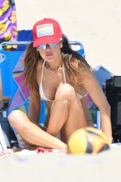 Alessandra Ambrosio on the Beach in Santa Monica 09/04/2023