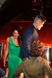 Amal Clooney and George Clooney at Ristorante Da Ivo in Venice 08/29/2023