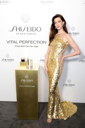 Anne Hathaway - SHISEIDO Announces Anne Hathaway As New VITAL PERFECTION Global Ambassador in NYC 09/13/2023
