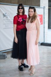 Antoneta Alamat Kusijanovic and Danica Curcic – Leaves “Miu Miu Women’s Tales” Photocall in Venice 09/03/2023