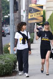Anya Taylor-Joy - SAG-AFTRA and WGA Strike Outside Paramount Studios in LA 09/19/2023