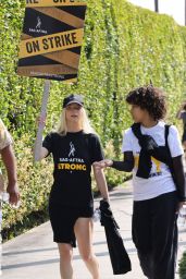 Anya Taylor-Joy - SAG-AFTRA and WGA Strike Outside Paramount Studios in LA 09/19/2023