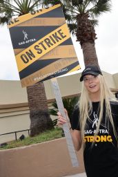 Anya Taylor-Joy - SAG-AFTRA and WGA Strike Outside Paramount Studios in LA 09/19/2023