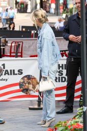 Ashley Roberts in Double Denim in London 09/15/2023