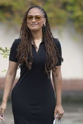 Ava DuVernay Arrives at the Dock of the Hotel Excelsior at Lido in Venice 09/04/2023
