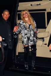 Avril Lavigne Arriving at the Nylon Magazine Party at Nebula Nightclub in New York 09/06/2023