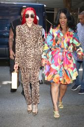 Blac Chyna at Tamron Hall in NYC 09/14/2023