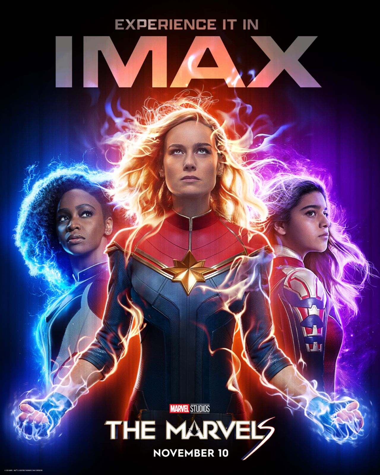 Brie Larson “The Marvels” New Promo Poster 2023 • CelebMafia