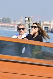 Carla Bruni Arriving at Lido of Venice 09/02/2023