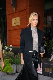 Charlize Theron in a Dior Ensemble in New York City 09/06/2023
