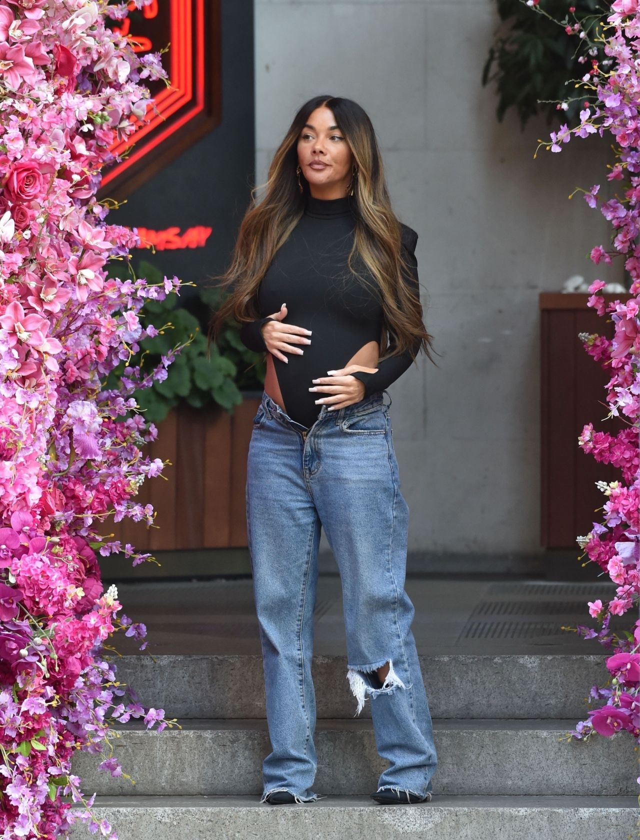 Chelsee Healey - Photo Shoot in Manchester City Centre 08/31/2023