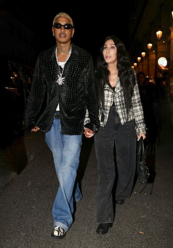 Cher and Alexander Edwards - Out in Paris 09/27/2023