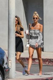 Chrishell Stause and Emma Hernan at Great White in West Hollywood 09/12/2023