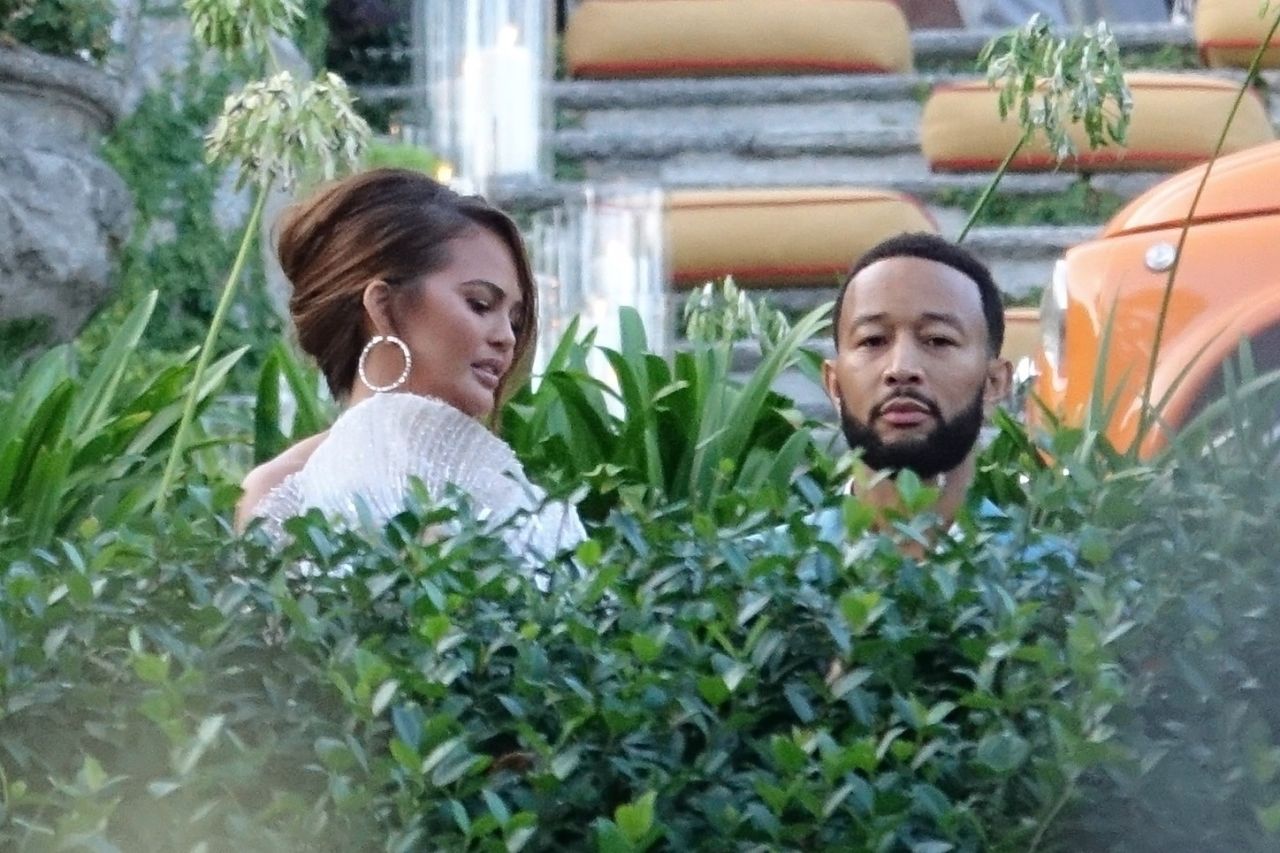 Chrissy Teigen and John Legend - Celebrate Their 10-Year Wedding