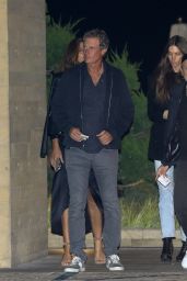 Cindy Crawford and Rande Gerber With Metallica Drummer Lars Ulrich and His Wife Jessica Miller at Nobu in Malibu 08/31/2023
