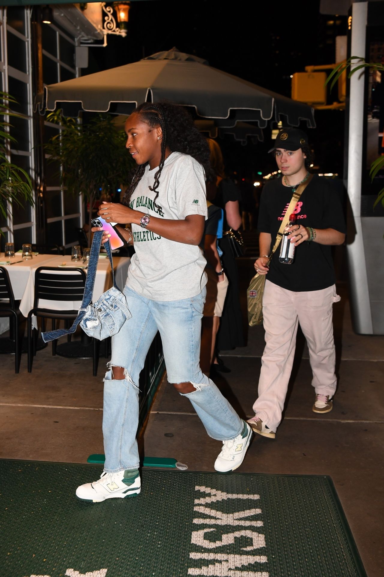 Coco Gauff at Smith & Wollensky Steak House in Manhattan 09/04/2023