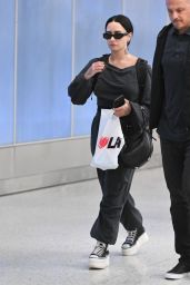 Demi Lovato at JFK Airport in New York 09/09/2023