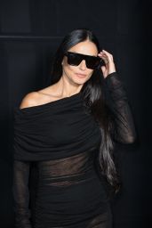 Demi Moore - Saint Laurent Show at Paris Fashion Week 09/26/2023