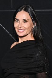 Demi Moore - Saint Laurent Show at Paris Fashion Week 09/26/2023