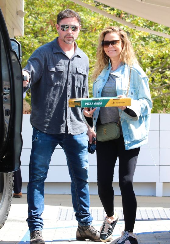 Denise Richards and Aaron Phypers at Prince St Pizza in Malibu 09/27/2023