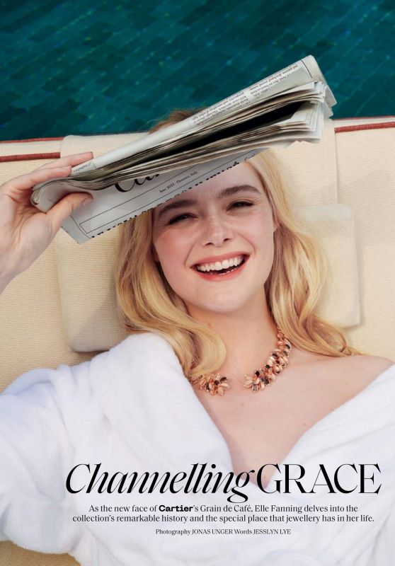 Elle Fanning - Cartier July 2023 Issue