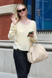 Elle Fanning Make-up Free in NYC 09/13/2023