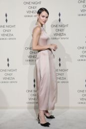 Emilia Schüle - Giorgio Armani: One Night In Venice Photocall 09/02/2023