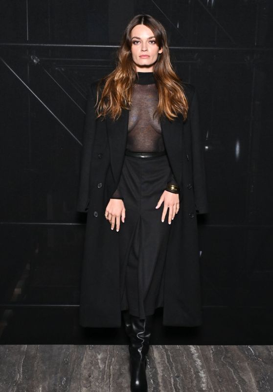 Emma Mackey – Saint Laurent Show at Paris Fashion Week 09/26/2023