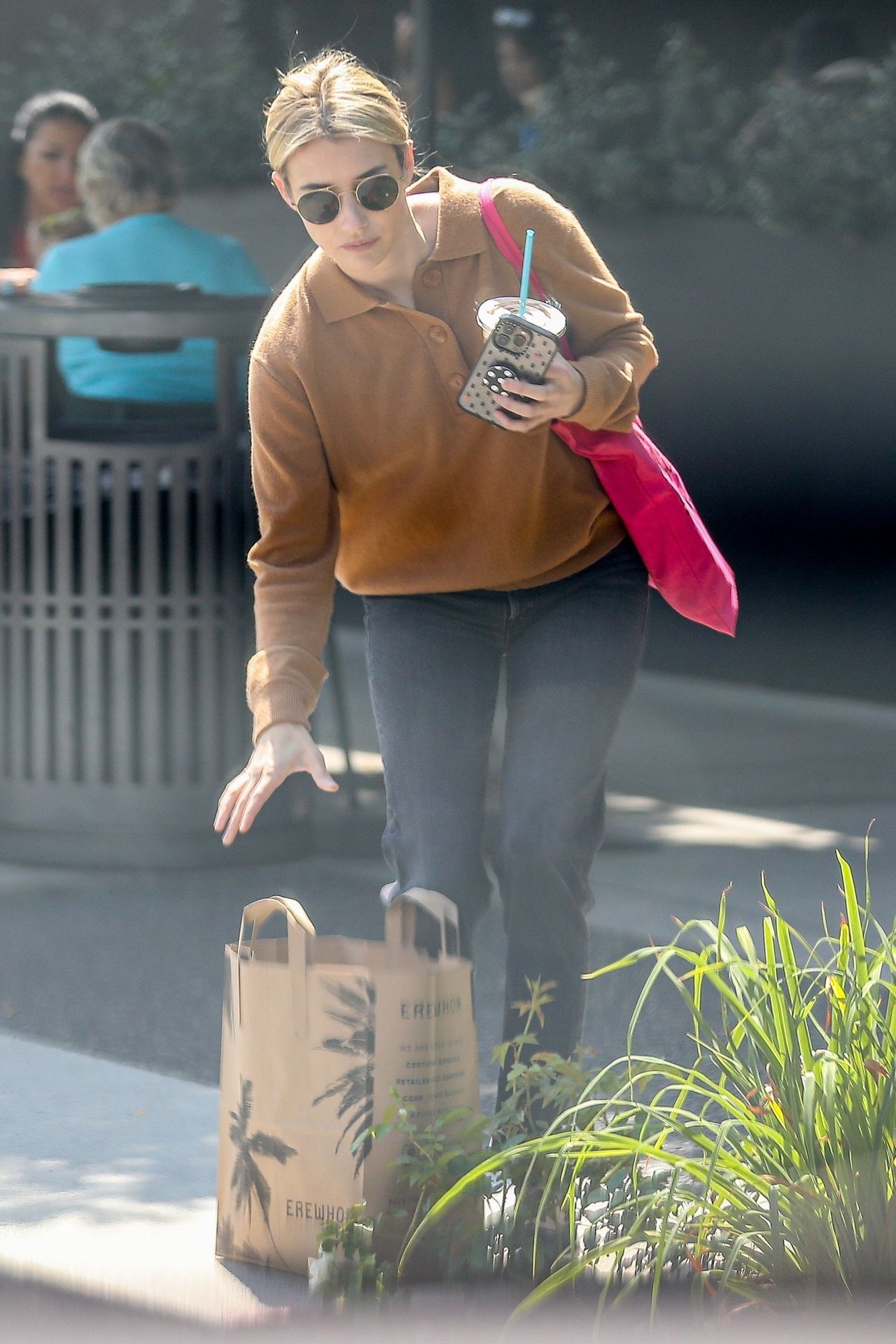 Emma Roberts at Erewhon Market in Los Angeles 09/18/2023 • CelebMafia