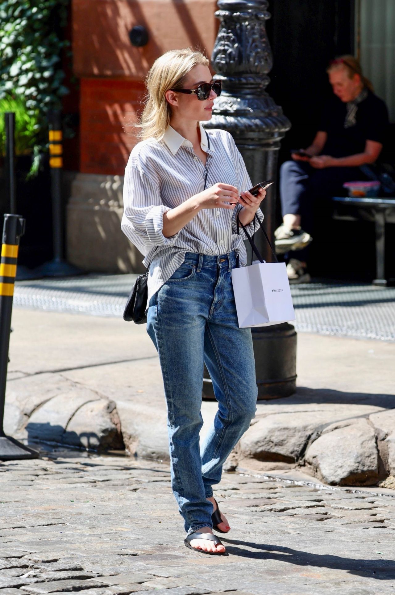 Emma Roberts - Shopping in Soho in NYC 09/08/2023 • CelebMafia