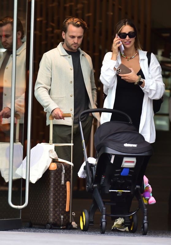 Ferne McCann and Fiance Lorri Haines - Leaving a Hotel in Manchester 09/08/2023
