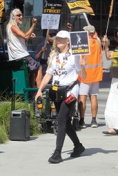 Frances Fisher - Supports the SAG Strike at Netflix in Hollywood 09/26/2023