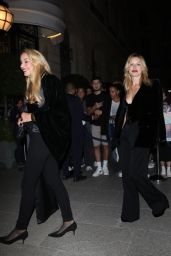 Georgia May Jagger and Jerry Hall - Out in Paris 09/26/2023