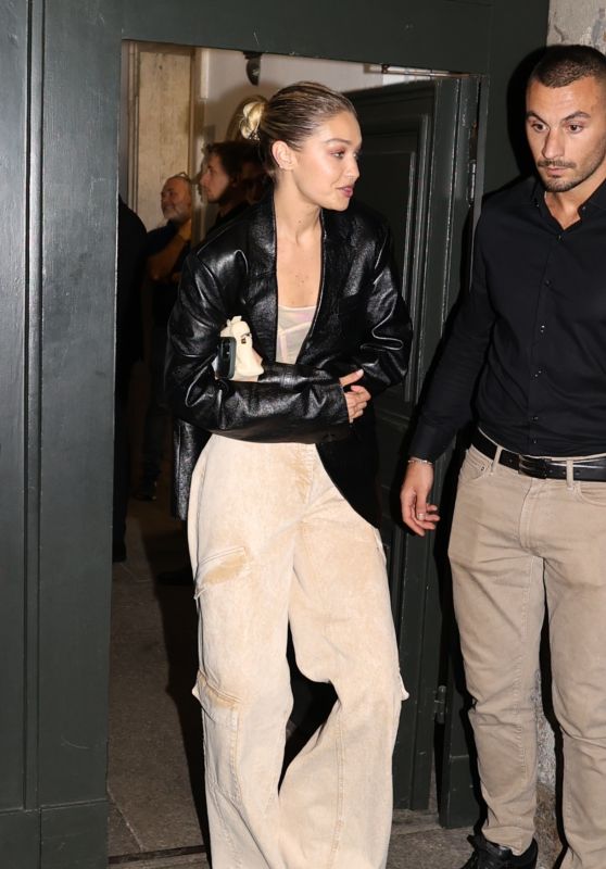 Gigi Hadid - Versace After Party in Milan 09/22/2023