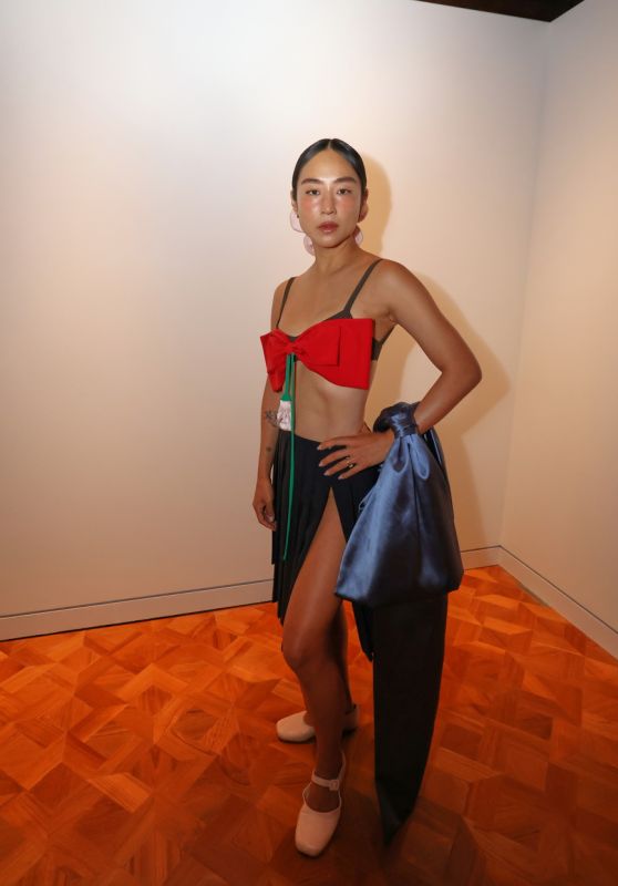 Greta Lee – Sandy Liang Fashion Show in New York City 09/10/2023