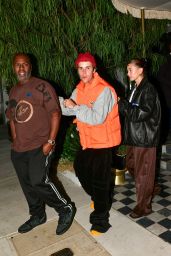 Hailey Rhode Bieber and Justin Bieber at Bird Street Club in West Hollywood 09/22/2023