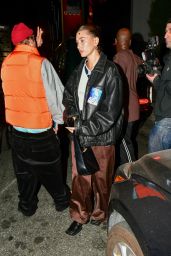 Hailey Rhode Bieber and Justin Bieber at Bird Street Club in West Hollywood 09/22/2023