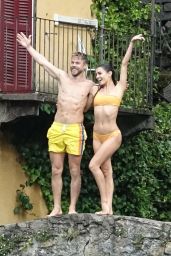 Hayley Erbert and Derek Hough on Holiday in Italy 08/31/2023