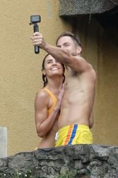 Hayley Erbert and Derek Hough on Holiday in Italy 08/31/2023