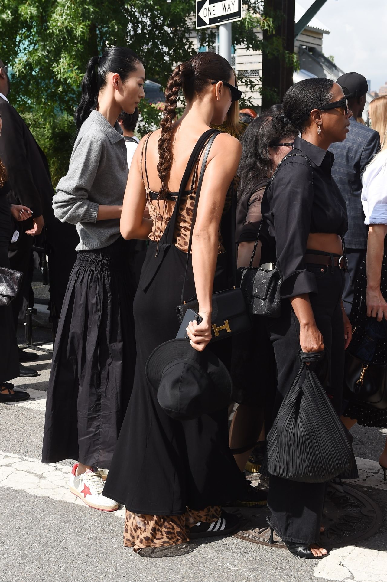 Irina Shayk at the Michael Kors Show at Domino Park in Brooklyn 09/11