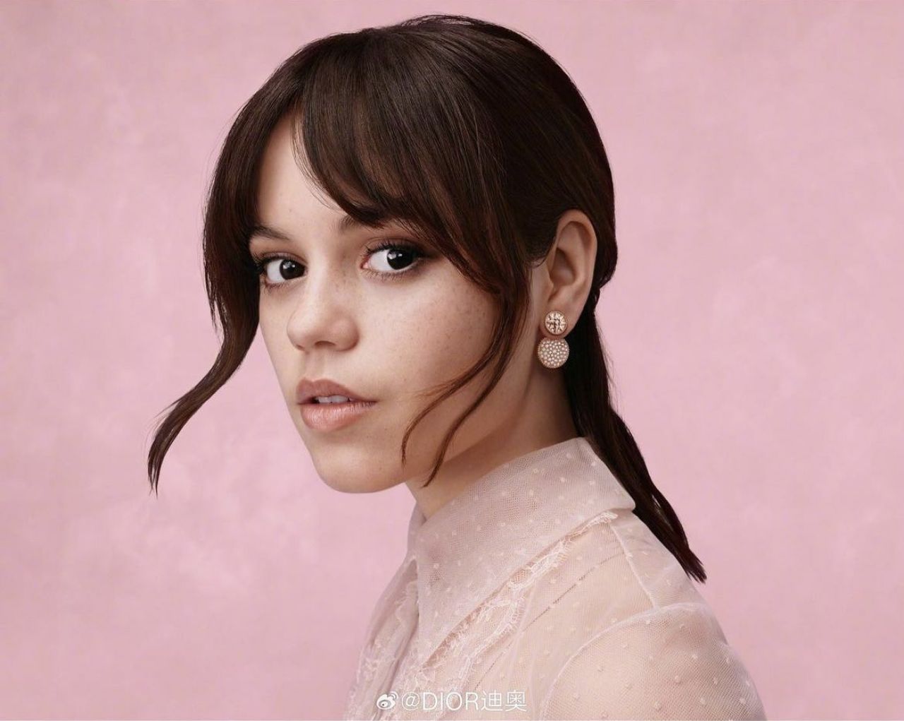 Jenna Ortega – Dior – Rose Des Vents Campaign September 2023 Photos