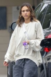 Jessica Alba in Casual Outfit in Los Angeles 09/25/2023