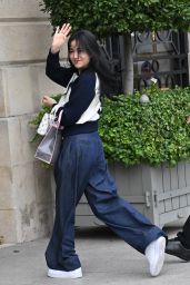 Jisoo (Kim Ji-soo) at Her Hotel in Paris 09/27/2023