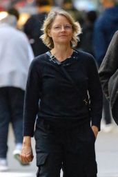 Jodie Foster With Her Son Kit in New York 09/23/2023