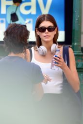 Kaia Gerber and Travis Jackson in NYC 09/12/2023