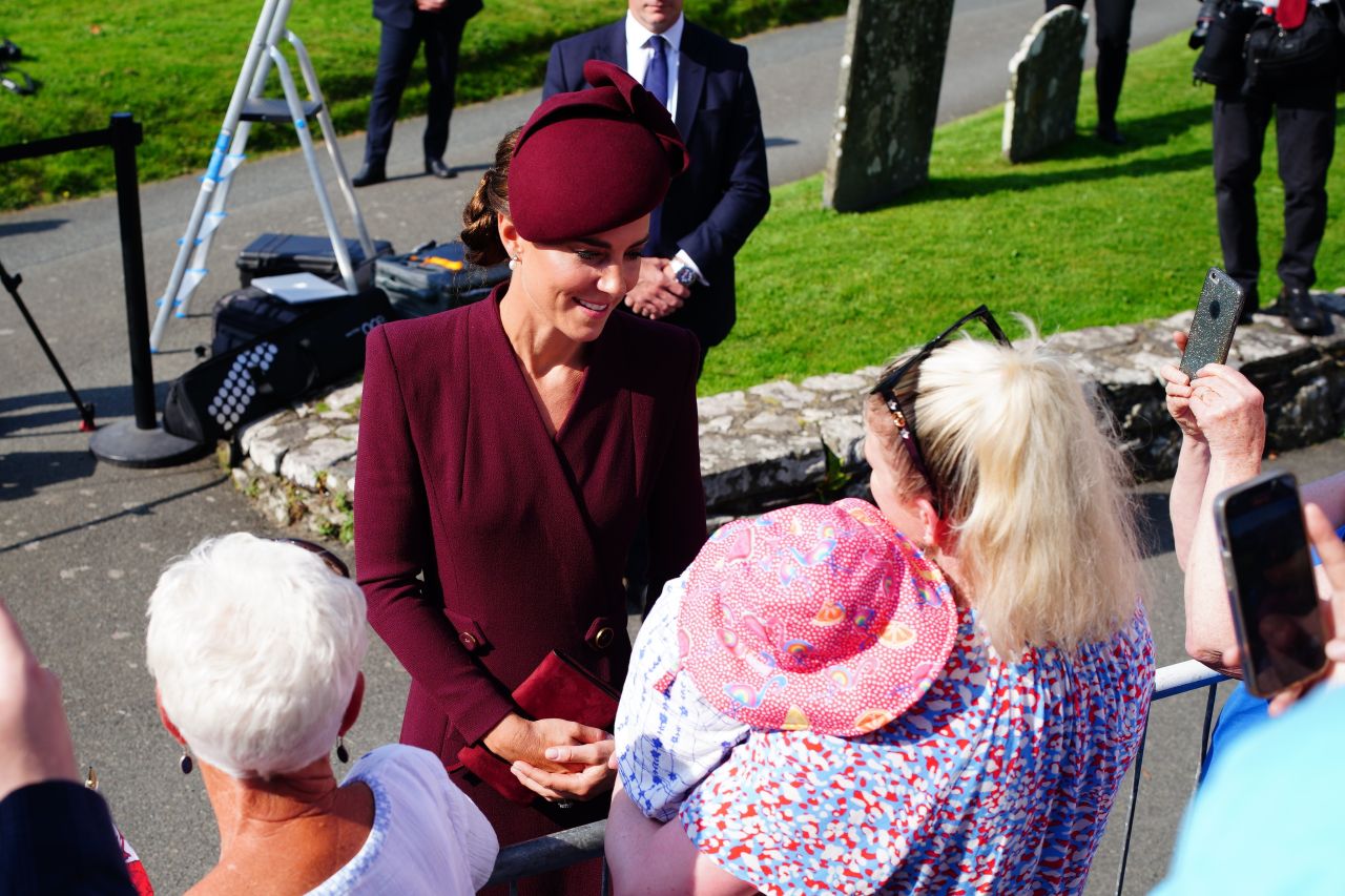 Kate Middleton - Visits St Davids Cathedral in St Davids 09/08/2023