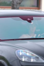 Katy Perry - Driving her Porsche in LA 09/18/2023