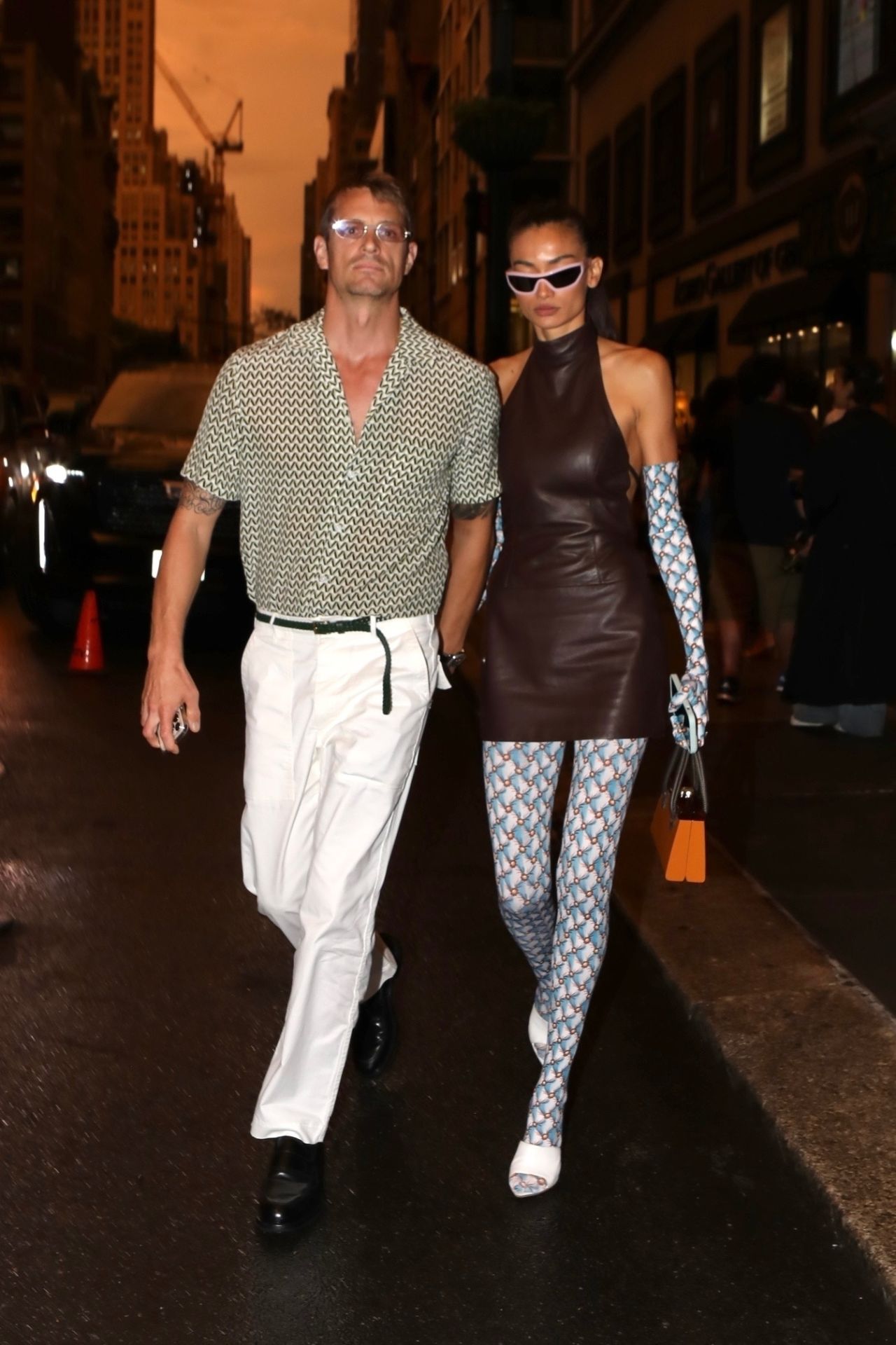 Kelly Gale and Joel Kinnaman Departs the Retrofete Fashion Show in NY ...