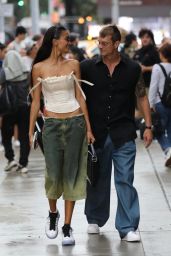 Kelly Gale - Departs the Helmut Lang Fashion Show in NYC 09/08/2023