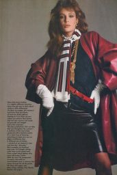 Kelly LeBrock - US Vogue April 1981 "Paris at the Couture: Certain Ideas Stand Out"